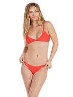 Stroje kąpielowe - Góra od stroju Volcom Simply Seamless Vneck Bikini Top biustonosz kąpielowy-S - miniaturka - grafika 1