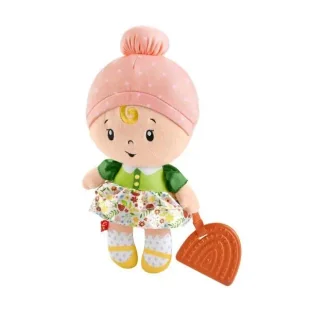 Fisher Price Lalka Przytulanka + gryzak HXK44 - Gryzaki dla dzieci - miniaturka - grafika 1