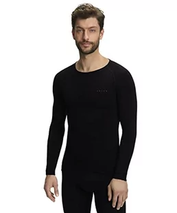 Falke męska koszulka z długim rękawem Warm Tight Fit, Sport Performance Materiał, 1 sztuka czarny czarny (Black 3000) S - Koszulki sportowe męskie - miniaturka - grafika 1