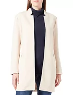 Płaszcze damskie - ONLY Damski płaszcz Onlsoho-Linea L/S Zip Coatigan Cc PNT, Irlandzki krem/detal: biały melanż, XS - miniaturka - grafika 1