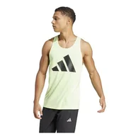 Koszulki sportowe męskie - adidas Męska koszulka bez rękawów, XL, czarna - miniaturka - grafika 1
