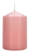 Świece - Świeca Walec Bispol Jasny Róż 1 sztuka 7x10 cm - miniaturka - grafika 1