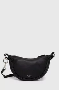 Pepe Jeans torebka skórzana NADINE LETHI kolor czarny PL031548 - Torebki damskie - miniaturka - grafika 1