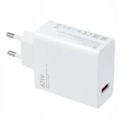 Ładowarki do telefonów - Oryginalna Ładowarka Sieciowa Xiaomi 67W QC 3.0 biała (bulk) - miniaturka - grafika 1