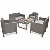 Meble ogrodowe - Zestaw Mebli Orlando FIESTA Lyon : Kolor - cappuccino/piasek kod: BK-004186 - miniaturka - grafika 1