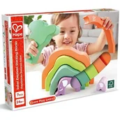 Klocki - Zabawka drewniana HAPE, Klocki do nakładania - safari E0489A - miniaturka - grafika 1