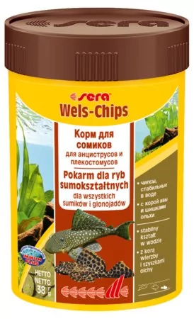 Sera Wels-Chips pokarm w chipsach dla rybek 100ml