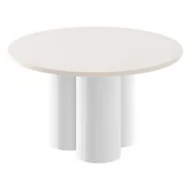 Ławy i stoliki kawowe - Ława RAVEO Mini Kaszmir MAT + Biały HG - miniaturka - grafika 1