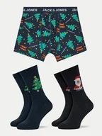Majtki dla dzieci - Jack&Jones Junior Komplet bielizny Holly Jolly 12267024 Granatowy - miniaturka - grafika 1