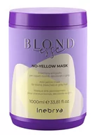 Maski do włosów - Inebrya Inebrya Blondesse No Yellow maska do włosów 1000ml - miniaturka - grafika 1