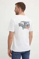 Koszulki męskie - Pepe Jeans t-shirt bawełniany ARMIND męski kolor biały z nadrukiem PM509642 - miniaturka - grafika 1