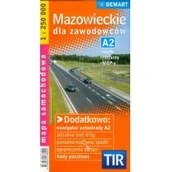 Atlasy i mapy - Demart Mazowieckie dla zawodowców TIR mapa samochodowa 1:250 000 - Demart - miniaturka - grafika 1
