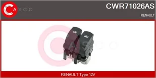 Przełącznik, podnośnik szyby Casco - Alternatory CWR71026AS - Akcesoria do układu elektrycznego - miniaturka - grafika 1