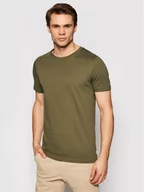 Koszulki męskie - Jones Jack T-Shirt Orrganic Basic 12156101 Zielony Slim Fit - miniaturka - grafika 1