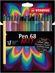 Stabilo Cienkopis Pen 68 etui 18 szt ARTY 6818-1-20 - Cienkopisy - miniaturka - grafika 1