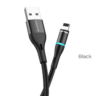Kabel magnetyczny iPhone Lightning 2.4A 1.2m Led - Kable USB - miniaturka - grafika 5