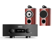Zestawy stereo - Hegel H600 (czarny) + 805 D4 (rosenut) - miniaturka - grafika 1