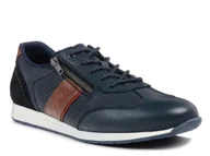 Półbuty męskie - Półbuty męskie sportowe skórzane Rieker 111927-46 - miniaturka - grafika 1