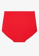 Majtki damskie - Czerwone Majtki Bezszwowe z Wysokim Stanem Navlira - miniaturka - grafika 1