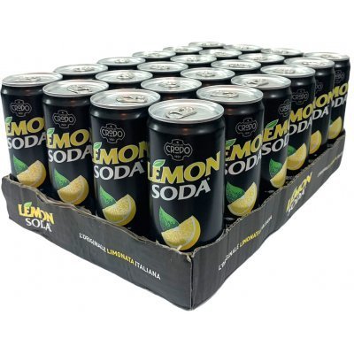 Lemon Soda 72 x 330ml - Orzeźwiający Napój Cytrynowy Fondi Di Crodo, Idealny na Każdą Okazję