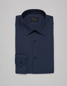 Koszule męskie - koszula lumia 00367 długi rękaw granatowy slim fit - miniaturka - grafika 1