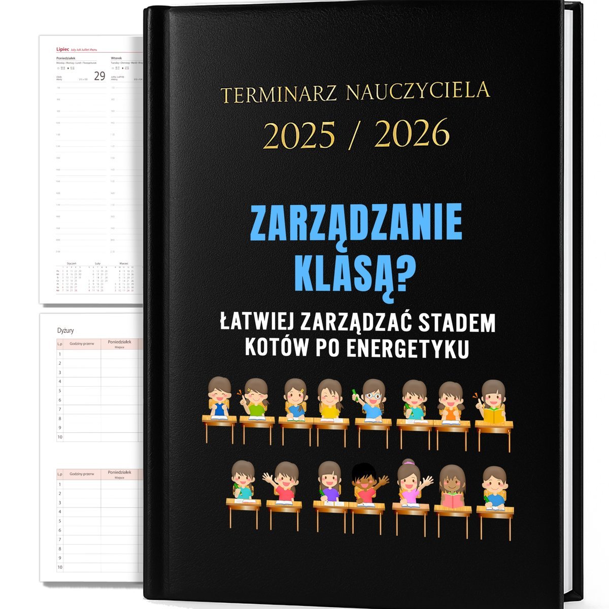 KALENDARZ TERMIANARZ PREZENT DLA NAUCZYCIELA A5 2025/2026 DLA NAUCZYCIELA