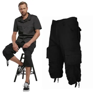 Spodenki Krótkie 3/4 BRANDIT Urban Legend - Czarne RATY 0% | PayPo | GRATIS WYSYŁKA | ZWROT DO 100 DNI - Odzież taktyczna i umundurowanie - miniaturka - grafika 1