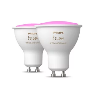Philips HUE Inteligentna żarówka LED HUE 929001953112 4.3W GU10 Bluetooth 2 szt.) | Bezpłatny transport | Raty 929001953112 - Halogeny - miniaturka - grafika 1