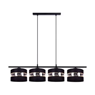 Nicea lampa wisząca 4xE27 czarna K-5203 - Lampy sufitowe - miniaturka - grafika 1
