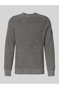Sweter z dzianiny o kroju regular fit z czystej bawełny - Tom Tailor Denim - Swetry męskie - miniaturka - grafika 1
