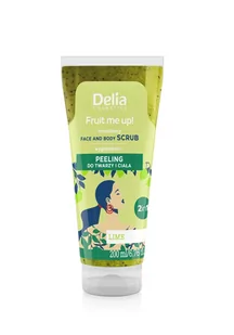 Delia Fruit me up! Peeling Limonka 200 ml - Peelingi i scruby do twarzy - miniaturka - grafika 1