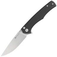 Noże - Nóż składany Sencut Crowley Black G10, Satin D2 (S21012-4) - miniaturka - grafika 1