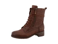 Botki damskie - Mustang botki damskie 15M0062002, rozmiar:37 EU, kolor:Br±zowy - miniaturka - grafika 1