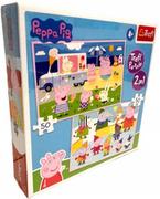 Puzzle - TREFL Puzzle 2 w 1 100 EL. ŚWINKA PEPPA 91898 - miniaturka - grafika 1