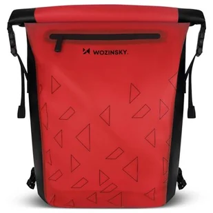 Wozinsky Wozinsky wodoszczelny plecak rowerowy ze stelażem torba rowerowa 2w1 23l czerwony (WBB31RE) WBB31RE - Plecaki - miniaturka - grafika 1