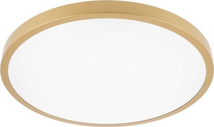 Lampa sufitowa GTV Atol LD-ATOL32W-NW-40 plafon lampa sufitowa 1x32W 2560lm 4000K IP54 złota