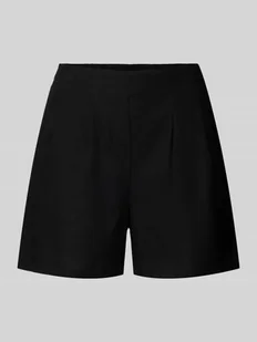 Szorty o kroju regular fit z mieszanki wiskozy i lnu model ‘JESMILO’ - Spodenki damskie - miniaturka - grafika 1