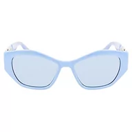 Okulary przeciwsłoneczne - KARL LAGERFELD Kl6086s Okulary przeciwsłoneczne, Azur, 54 Kobiety, Azur, 54 - miniaturka - grafika 1