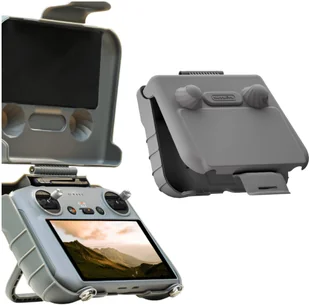 ETUI OCHRONNE 2W1 Z OSŁONĄ PRZECIWSŁONECZNĄ DO KONTROLERA DJI RC 2 / 1 DLA NEO / AIR 3S / MAVIC 4 PRO / MINI 3 4 5 PRO - Akcesoria do drona - miniaturka - grafika 1