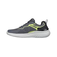 Trampki męskie - Skechers Męskie trampki 232674 CCLM, grafitowe syntetyczne/siatkowe/limonkowe, 6,5 UK, Syntetyczna siatka z drewna drzewnego, 40 EU - miniaturka - grafika 1
