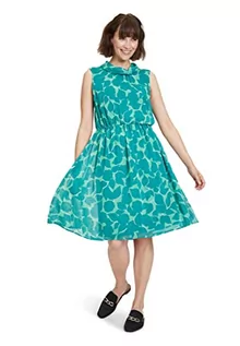 Sukienki - Betty & Co Sukienka damska, zielony/zielony, 44 - grafika 1