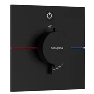 Baterie podtynkowe - HANSGROHE 15571670 ShowerSelect Comfort E Bateria termostatyczna, podtynkowa do 1 odbiornika Czarny Matowy - miniaturka - grafika 1