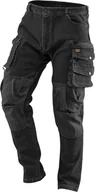 Odzież robocza - Neo Spodnie robocze DENIM, czarne, rozmiar M - miniaturka - grafika 1