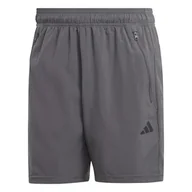 Spodenki męskie - Męskie Spodenki ADIDAS TR-ES WV SHO IC6978 – Szary - miniaturka - grafika 1