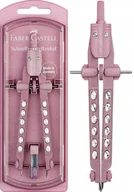 Przybory szkolne - Faber-Castell Cyrkiel W Etui + Rysiki Sparkle - miniaturka - grafika 1