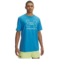 Koszulki sportowe męskie - Męska koszulka Under Armour GL FOUNDATION UPDATE SS Rozmiar: XL / Kolor: jasnoniebieski - miniaturka - grafika 1