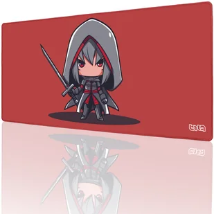 PODKŁADKA POD MYSZKĘ XXL Chibi Zabójczyni 90x40 TILT Na biurko XXL - Podkładki pod mysz - miniaturka - grafika 1