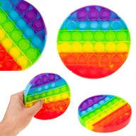 Zabawki sensoryczne - ZABAWKA SENSORYCZNA - POPIT SENSORYCZNY PUSH POP BUBBLE – KÓŁKO - miniaturka - grafika 1