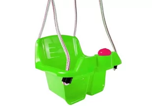 Lean Toys, huśtawka kubełkowa, zielona, 5037 - Place zabaw - miniaturka - grafika 1