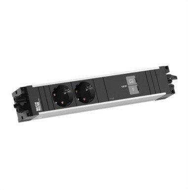 Listwa zasilająca Bachmann BACHMANN STEP ALU 2xCEE7/3, 1x USB-C/C 100 W